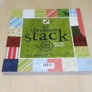 The Christmas Stack Value Pack Scrapbook Papers 180 sheets